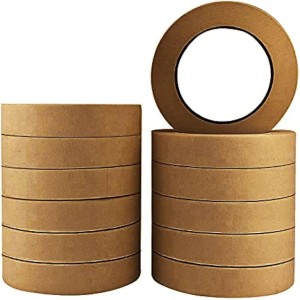 Brown masking tape, Paper material, 	
24 mm width
