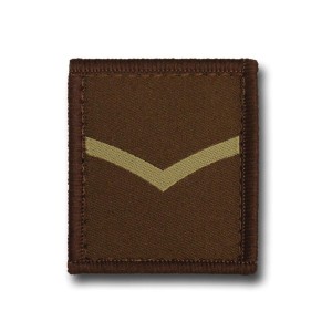 Brown Velcro Badge