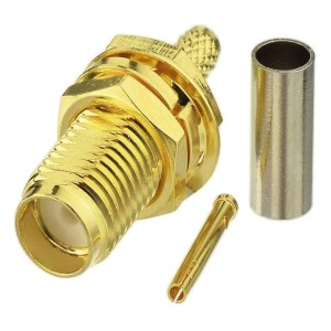 Bulkhead Crimp Gold