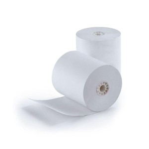 Card Swiping Simple Billing Roll, Uncoated, white