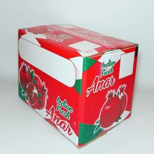 Cardboard Pomegranate box, Reinforced side walls