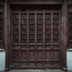 Carved Door Panel, Rectangular shapes, matte