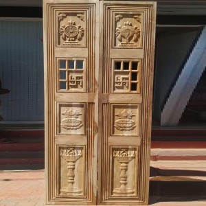 Carved Hard Wooden Door, Applique furniture refurbish