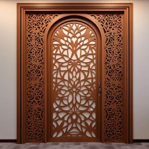 Carved Teak Doors, Long life durability, polished