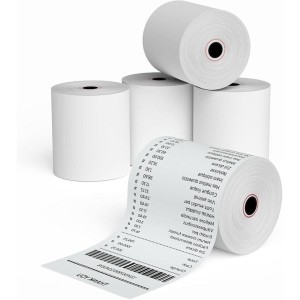 Cash Register Paper, Recyclable, smudge-resistant