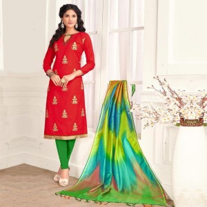 Casual Wear Embroidered Suit