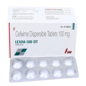 Cefixime 100mg Dispersible Tablets, Pediatric-friendly