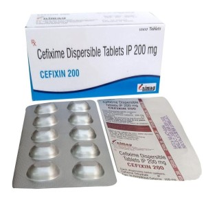 Cefixime 200 mg Antibiotic Tablet, Third-gen