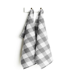 Checked Linen Towels