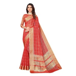 Checkered Women's Sarees 