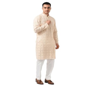 Chikankari Festive Kurta