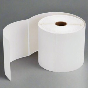 Chromo Barcode Label Roll, 1 inch core size type