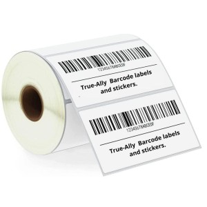 Chromo Barcode Sticker Roll, Gloss finish, 70mm x 50mm