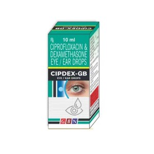 Ciprofloxacin Dexamethasone Eye Drops, Antibacterial