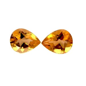 Citrine Pear Gemstone
