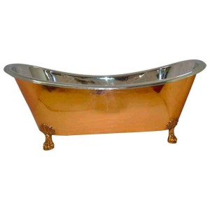 Clawfoot Copper Bathtub