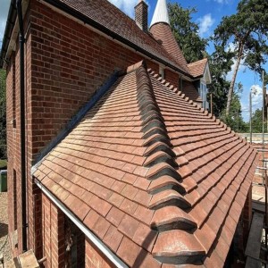 Clay Peg Roof Tiles, Handcrafted & 10 x 6 inches