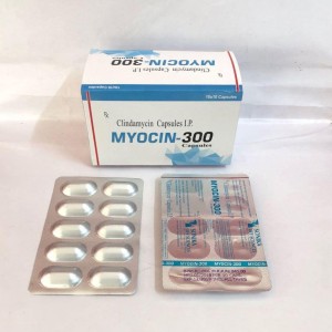 Clindamycin 300 mg Antibiotic Tablet, Lincosamide