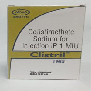 Clistril Colistimethate Injection IP, Box Packaging