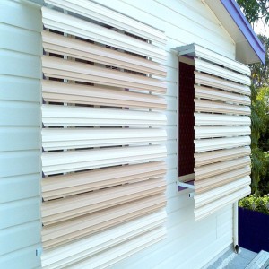 colorbond louvre panels, Creating,  organised