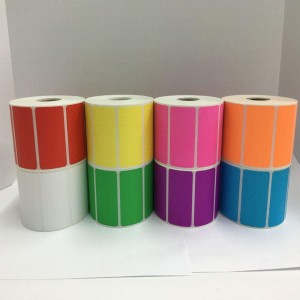 colored barcode labels, different color, easy to use