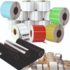 Colored Polyester Barcode Roll, 50mm x 30mm size
