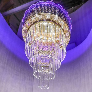Colour Crystal Chandelier