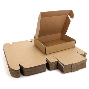 Corrugated Carton Fold Box, Pre-creased folding flaps