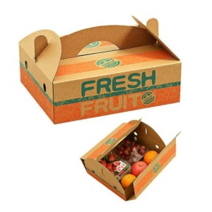 corrugated Fruits Packaging Boxes, Moisture Resistant
