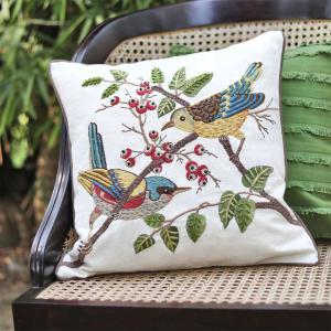 Cotton Embroidered Cushion Covers