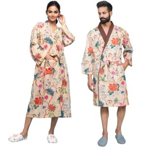 Cotton Kimono Bathrobe