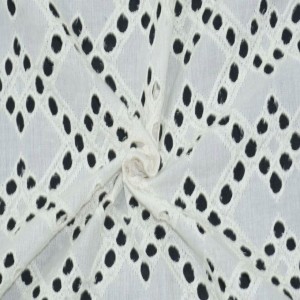 Cotton Schiffli Embroidery Fabric