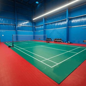 Court Badminton Flooring