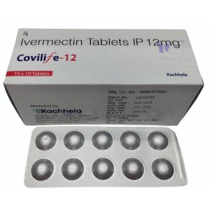 Covilife Ivermectin 12mg Tablet, Oral antiparasitic