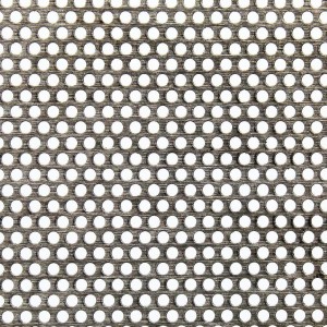 Curtain Wall SS Perforated Sheet, Brushed finish