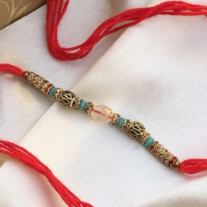 Diamond Beads Rakhi