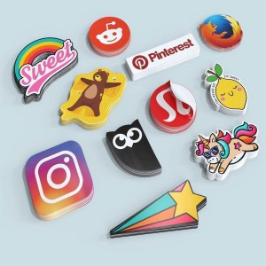 Die Cut Sticker Label Printing, Precision edge trim