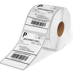 Direct Thermal Barcode Sticker Roll, Permanent
