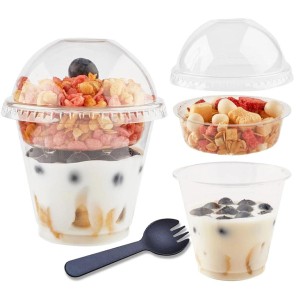disposable parfait cups, Crystal Dessert, Transparent