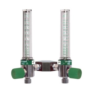 Double Oxygen Flowmeter