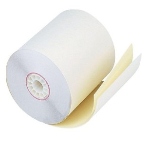 Double Ply Bond Paper Rolls, 120 mm size, 100% brightness