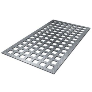 Drain Cover SS Perforated Sheet, Circular holes