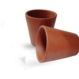 Earthenware planters
