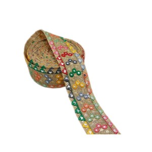 Embroidered Mirror Lace