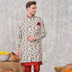 Ethnic Floral Sherwani