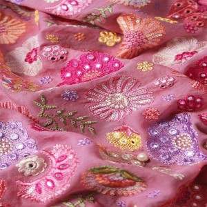 Exclusive Designer Embroidery Fabric