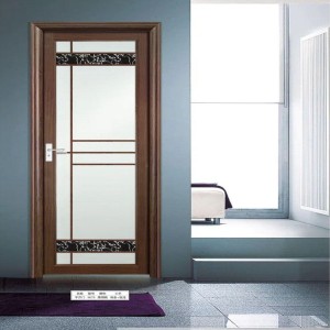 Fancy Aluminium Bathroom Door, Highly durable