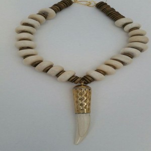 Fancy Horn Necklace