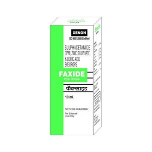 Faxide Eye Drops, Broad-spectrum antibacterial base