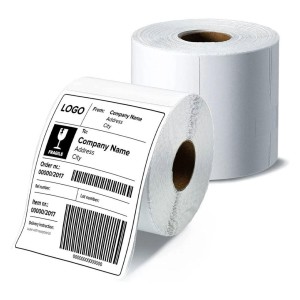Fragile Product Barcode Roll, 100mm x 50mm size
